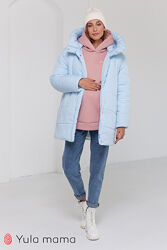 Стильная зимняя куртка для беременных с капюшоном, С-2ХЛ,3 цвета