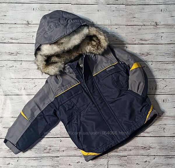 Детская курточка, куртка еврозима или холодная осень OshKosh,3-4 года, шапк