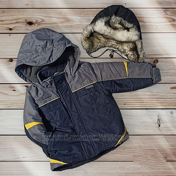 Детская курточка, куртка еврозима, осень OshKosh,3-4 года, шапка