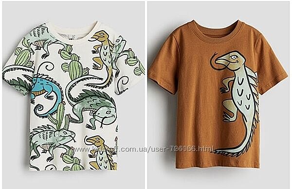 Футболки H&M на 8-10 років, ціна за набір