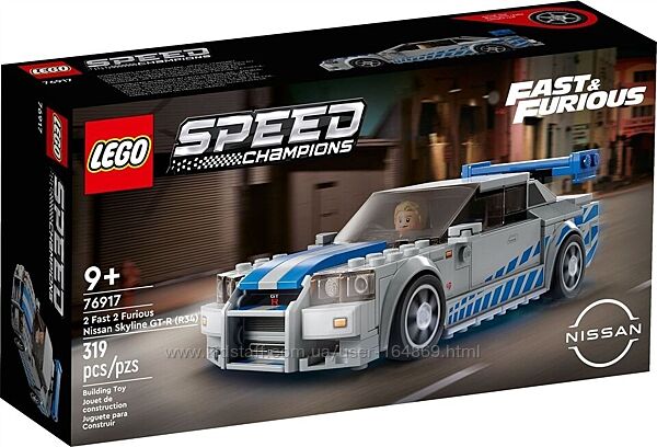 Lego Speed Champions Двойной форсаж Nissan Skyline GT-R R34 76917