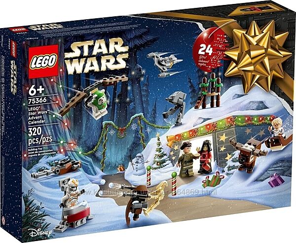 Lego Star Wars Новогодний календарь 2023 года 75366