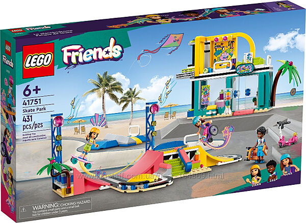 Lego Friends Скейт-парк 41751