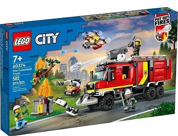 Lego City Пожарная машина 60374