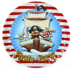 Одноразовая посуда и аксессуары с изображением Пиратов