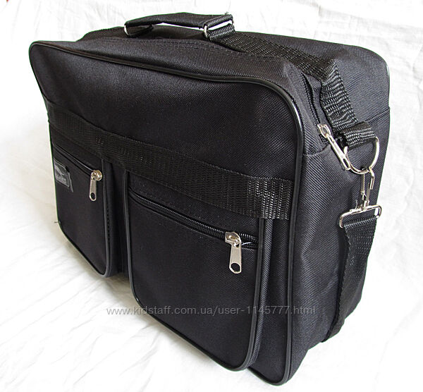 Мужская сумка через плечо барсетка папка портфель размер А4 2631es черная