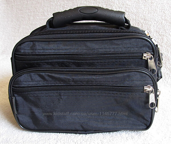 Мужская сумка Wallaby21231 черная барсетка через плечо 24х16х13см