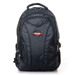 Рюкзак чорний es924 black міський спортивний шкільний туристичний 27л