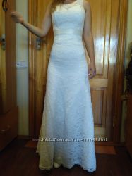 Платье свадебное гипюровое 
