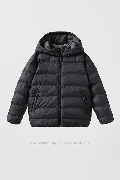 Демісезонна куртка для хлопчика Zara Іспанія Розмір 116, 122, 128 134 чорна