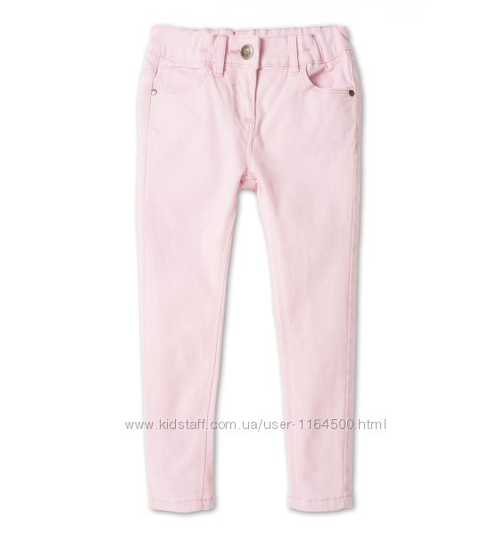 Стильные розовые джинсы на девочку C&A Palomino Германия Размер 110, 122
