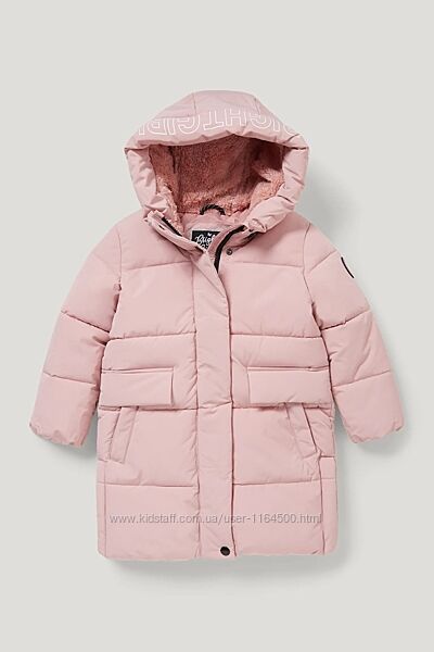 Дитяча подовжена куртка для дівчинки C&A Німеччина Розмір 122, 128, 140