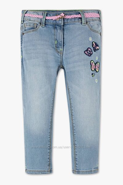 Дитячі джинси для дівчинки 5-6 років C&A Німеччина Розмір 116 блакитні