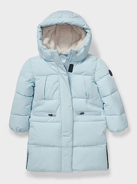 Зимняя удлиненная куртка для девочки C&A Германия Размер 116, 122, 128