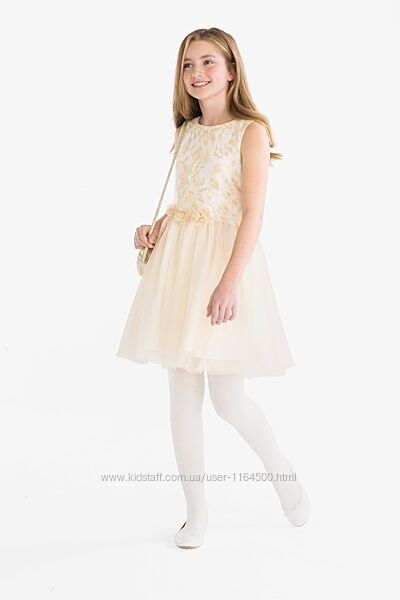 Ошатна сукня для дівчинки 5-6 років C&A Німеччина Розмір 116 бежева