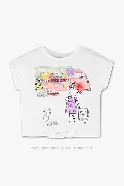 Дитяча футболка для дівчинки 3-4 роки C&A Німеччина Розмір 104