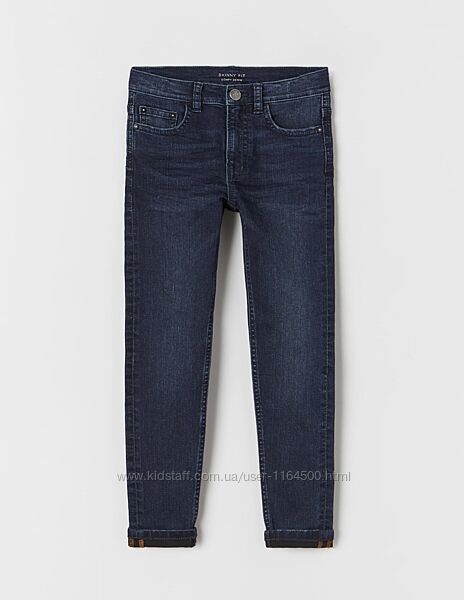 Стильные джинсы для мальчика 11-12 лет Zara Испания Размер 152 темно-синие