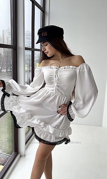 Підліткова ошатна сукня для дівчинки Розмір 152, 158, 164, 170 біла