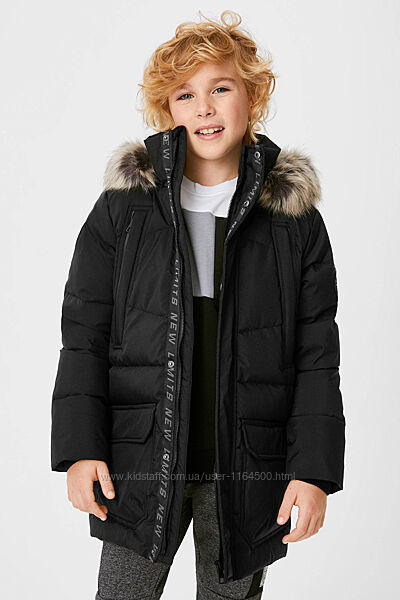 Подростковая зимняя куртка для мальчика 11-12 лет C&A Германия Размер 152