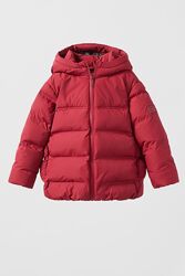Зимова куртка для хлопчика Zara Іспанія Розмір 122, 164 червона оригінал