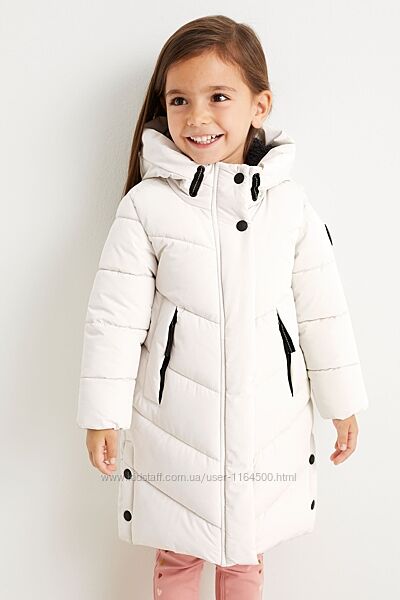 Дитяча зимова куртка для дівчинки C&A Німеччина Розмір 122, 128, 134, 140 