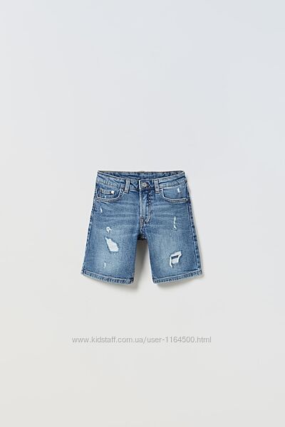 Джинсові шорти для хлопчика 9-10 років Zara Іспанія Розмір 140