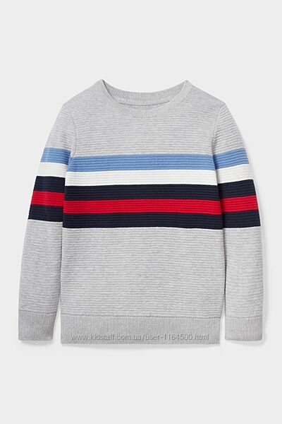 Дитячий светр для хлопчика 2-3 роки C&A Німеччина Розмір 98 сірий оригінал 