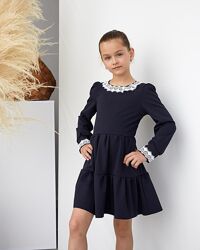 Шкільна сукня з довгим рукавом для дівчинки Розмір 116, 122, 128, 134, 140 