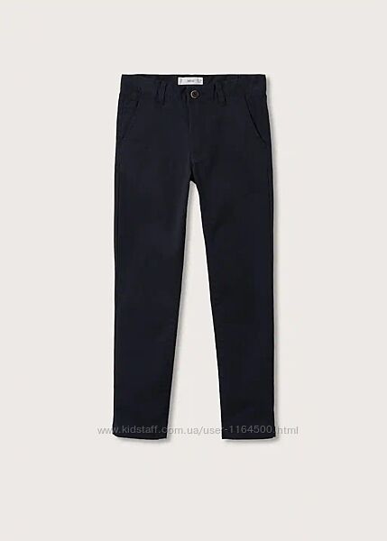 Темно-сині штани чинос для хлопчика Mango Іспанія Розмір 128, 134, 140