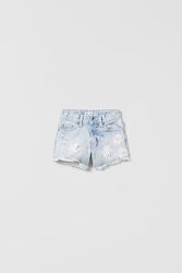 Джинсові шорти для дівчинки 11-12 років Zara Розмір 152 блакитні оригінал