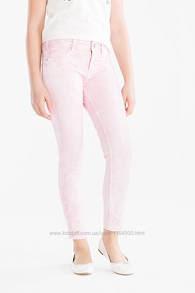Стильні рожеві джинси на дівчинку 10-11 років C&A Німеччина Розмір 146