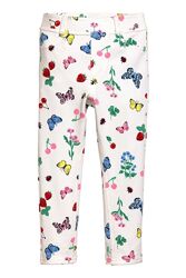 Весенние осенние леггинсы для девочки 4-5 лет H&M Швеция Размер 110
