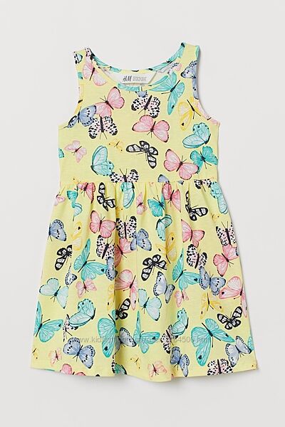 Дитяча літня сукня для дівчинки 6-8 років H&M Швеція Розмір 122-128 жовта