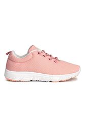Тканинні кросівки на резинці для дівчинки H&M Швеція Розмір 24 15см рожеві