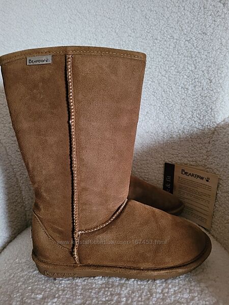 Уггі Bearpaw, угги, нат. замша, хутро-суміш з вовною, відмінний стан