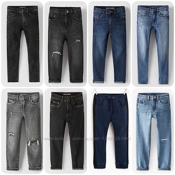 Новая коллекция. Разные модели и расцветки. Стильные джинсы Zara. Испания.