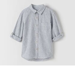 Шикарная рубашка из льна от известногo  бренда Zara. Испания.