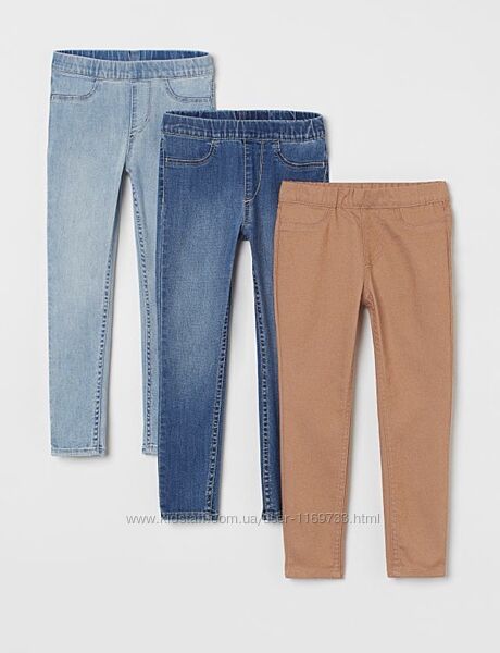 Пролёт. Стрейчевые джинсы для девочки от известного бренда H&M. Англия.