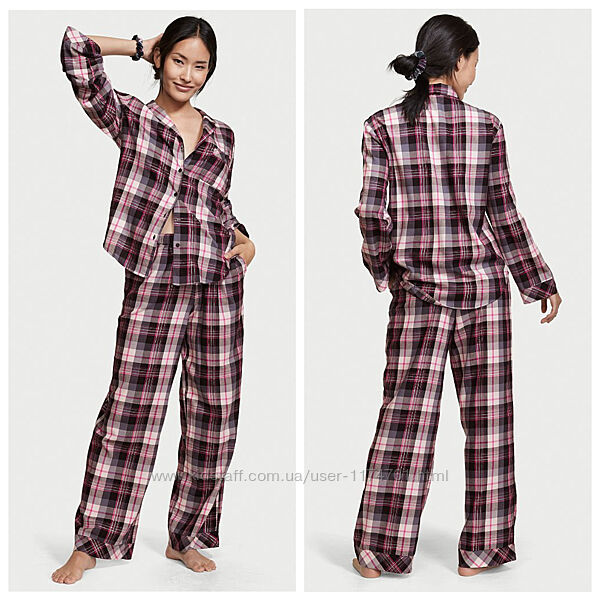 Victoria&acutes Secret пижама, костюм Flannel Long PJ Set