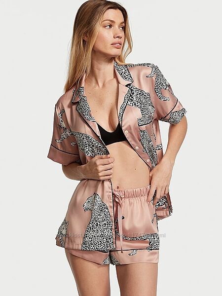Victoria´s Secret Satin Short Pajama Set сатиновая пижама
