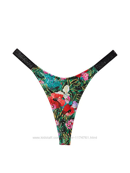 Victoria&acutes Secret трусики стринги Shine Strap Thong Bikini Bottom