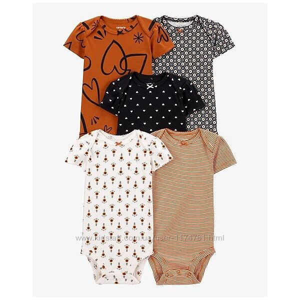 Картерс Carter´s carters набор боди BBaby 5-Pack Short-Sleeve Bodysuit