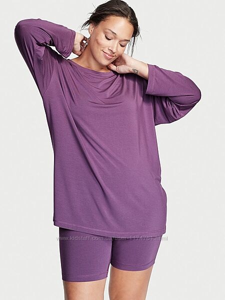 Victoria&acutes Secret пижама, костюм Modal Sleepshirt and Bike Short Set