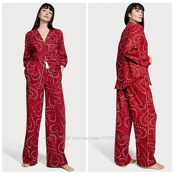Victoria´s Secret пижама, костюм для дома Flannel Long Pajama Set