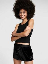 Victoria&acutes Secret шорты VELVET BOXY SLEEP SHORTS
