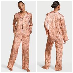 Victoria&acutes Secret сатиновая пижама, комплект для сна Satin Long Pajama