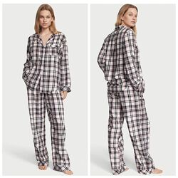 Victoria&acutes Secret пижама, костюм для дома Flannel Long Pajama Set
