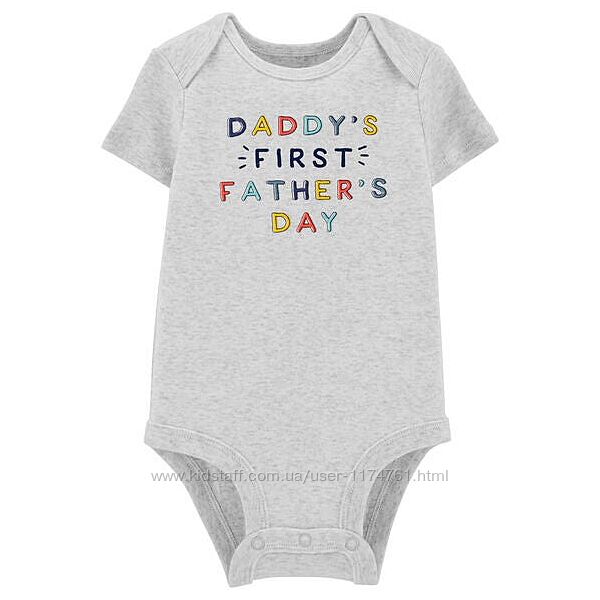 Картерс Carter´s carters боди Baby Father´s Day Original Bodysuit