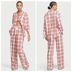 Victoria&acutes victorias secret пижама, костюм для сна Flannel Long PJ Set