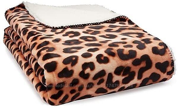 Victoria&acutes Secret плед, покрывало Leopard Plush Fleece Blanket